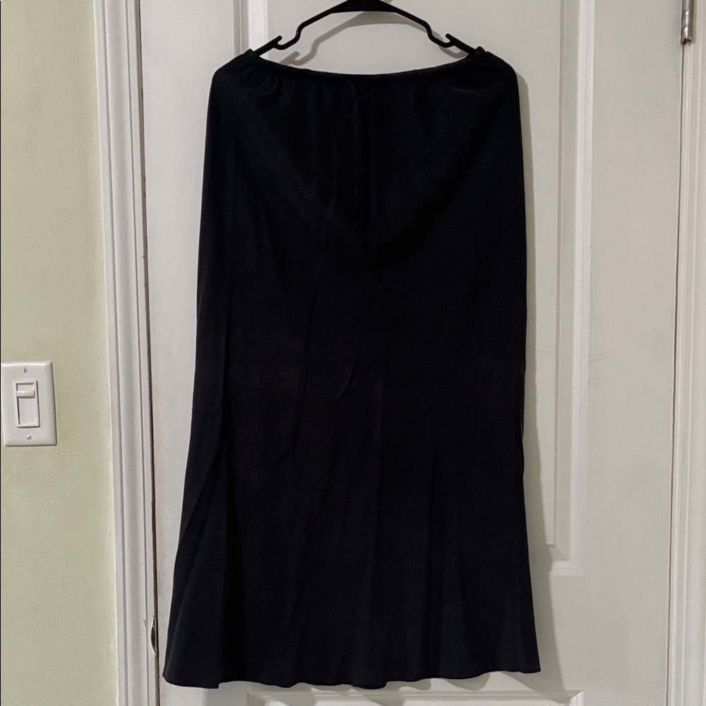 Alex Mill * Lilly Slip Skirt * Washed Navy * 100% Silk * S